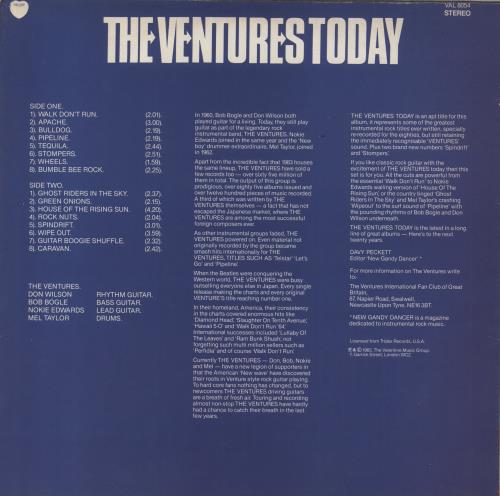 The Ventures The Ventures Today vinyl LP album (LP record) UK VENLPTH418746