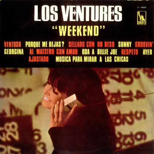 The Ventures Weekend vinyl LP album (LP record) Argentinean VENLPWE534178