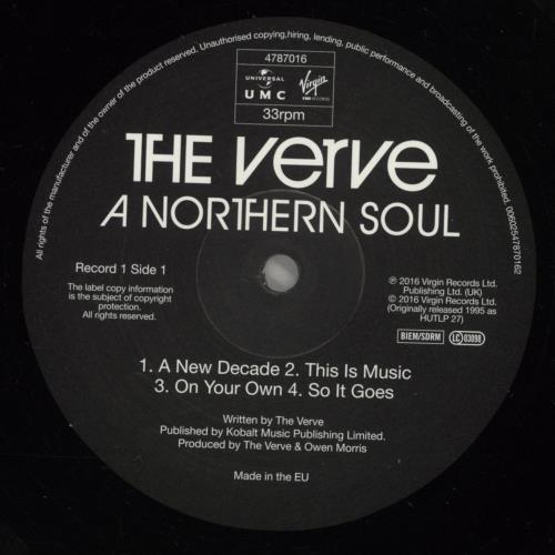 The Verve A Northern Soul - 180 Gram - Foil Metallic Cover 2-LP vinyl record set (Double LP Album) UK VVE2LAN881249