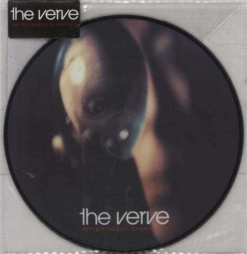 The Verve Bitter Sweet Symphony 7" vinyl picture disc (7 inch picture disc single) UK VVE7PBI866362