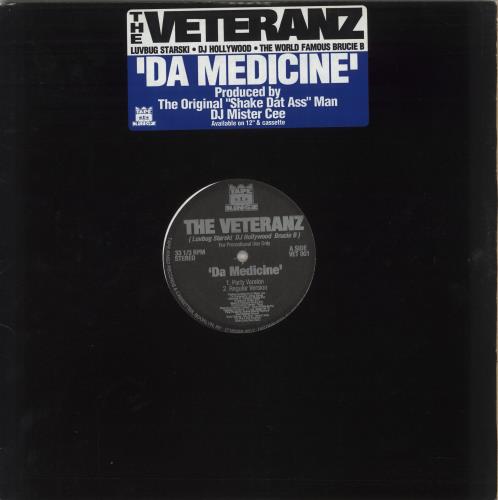 The Veteranz Da Medicine 12" vinyl single (12 inch record / Maxi-single) US 1UW12DA749362
