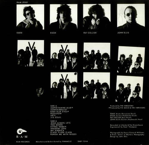 The Vibrators Alaska 127 - Autographed vinyl LP album (LP record) UK VIBLPAL444914