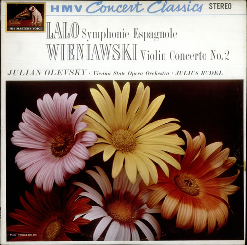 The Vienna State Orchestra Lalo: Symphonie Espagnole / Weiniawski: Violin concerto No. 2 vinyl LP album (LP record) UK X8TLPLA539140