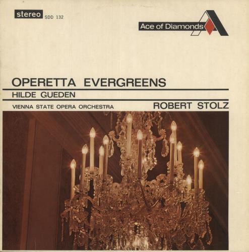 The Vienna State Orchestra Operetta Evergreens vinyl LP album (LP record) UK X8TLPOP744071
