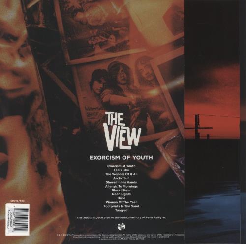 The View Exorcism Of Youth - Blue Vinyl - Assai Records - Autographed vinyl LP album (LP record) UK TVWLPEX870285