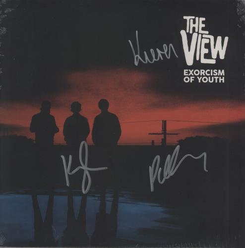 The View Exorcism Of Youth - White Vinyl - Autographed - Sealed vinyl LP album (LP record) UK TVWLPEX870283