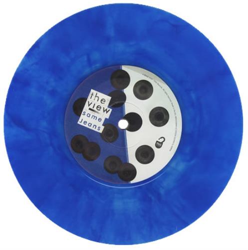 The View Same Jeans - Blue Vinyl 7" vinyl single (7 inch record / 45) UK TVW07SA383148