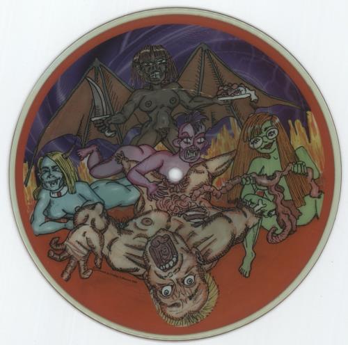 The Vindictives Eating Me Alive 7" vinyl picture disc (7 inch picture disc single) US 9H37PEA871518