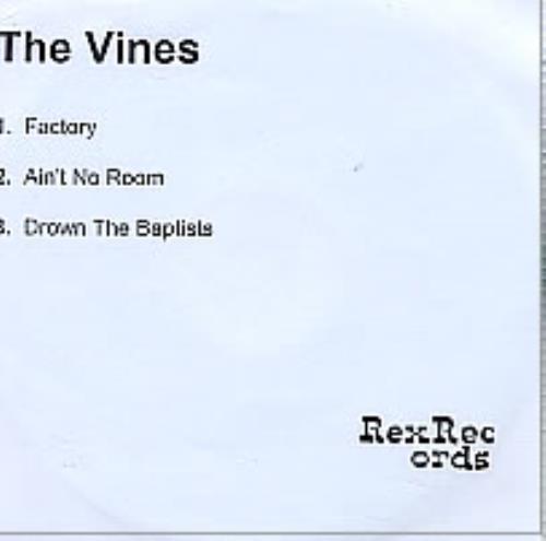 The Vines Factory CD-R acetate UK VNECRFA247110