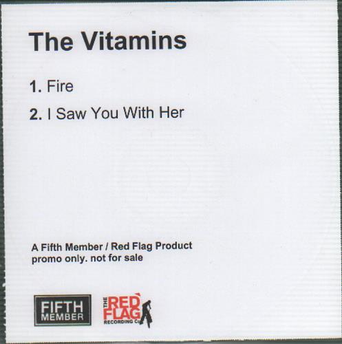 The Vitamins Fire CD single (CD5 / 5") UK XLUC5FI646218