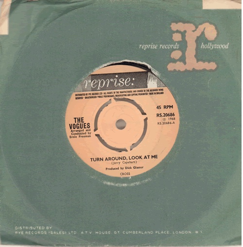 The Vogues Turn Around, Look At Me 7" vinyl single (7 inch record / 45) UK VOG07TU638993