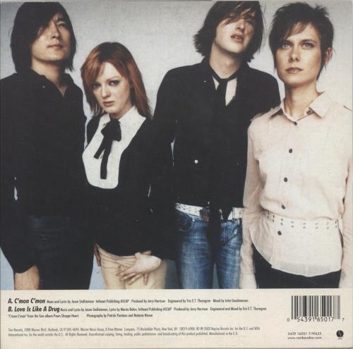 The Von Bondies C'Mon C'Mon 7" vinyl single (7 inch record / 45) UK VNB07CM272240