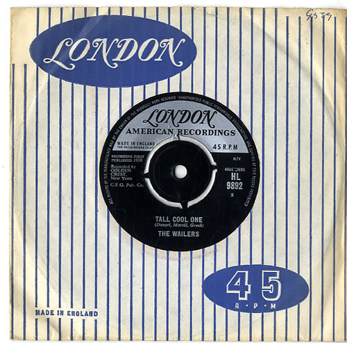 The Wailers Tall Cool One 7" vinyl single (7 inch record / 45) UK TW-07TA612865