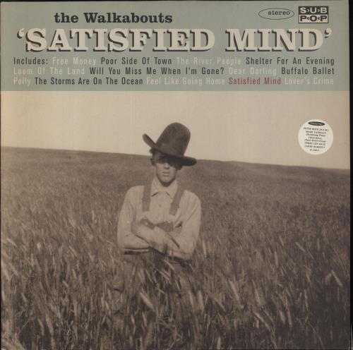 The Walkabouts Satisfied Mind - White Vinyl vinyl LP album (LP record) German WALLPSA829004