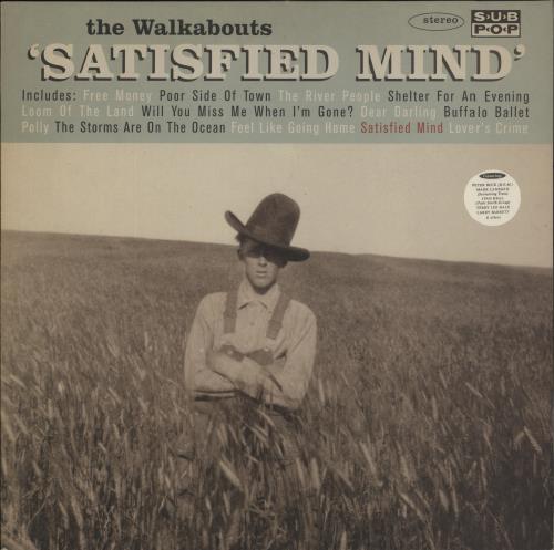 The Walkabouts Satisfied Mind vinyl LP album (LP record) German WALLPSA881722