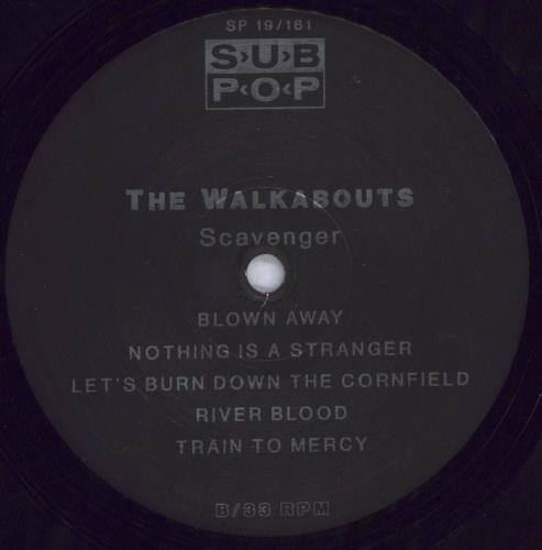 The Walkabouts Scavenger - EX vinyl LP album (LP record) German WALLPSC832727