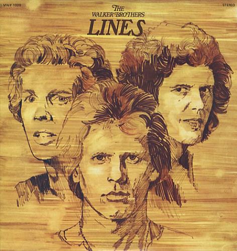 The Walker Brothers Lines vinyl LP album (LP record) Japanese TWBLPLI327135