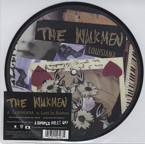 The Walkmen Louisiana 7" vinyl picture disc (7 inch picture disc single) UK WAE7PLO372159
