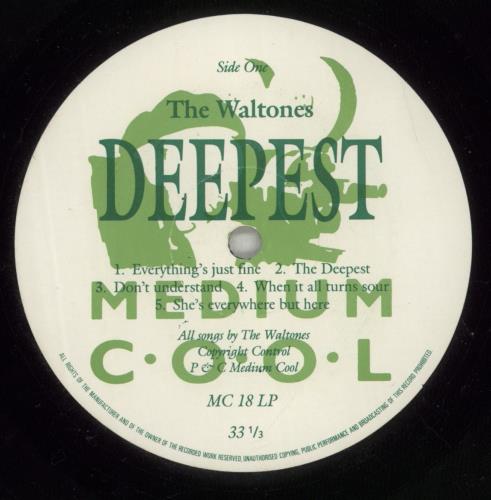 The Waltones Deepest vinyl LP album (LP record) UK TJ9LPDE320219