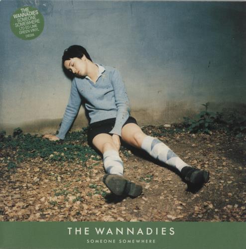 The Wannadies Someone Somewhere - Green Vinyl 7" vinyl single (7 inch record / 45) UK WNN07SO85249