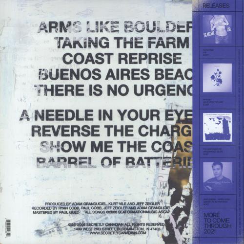 The War On Drugs Wagonwheel Blues - Blue Vinyl vinyl LP album (LP record) US X3RLPWA831660