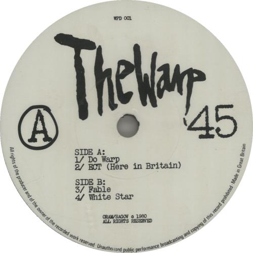 The Warp The Warp 7" vinyl single (7 inch record / 45) UK XW507TH648843