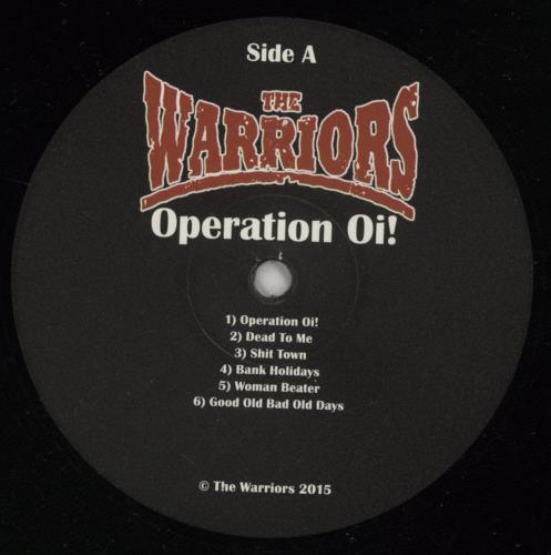 The Warriors (Punk) Operation Oi! vinyl LP album (LP record) German 3JNLPOP866804