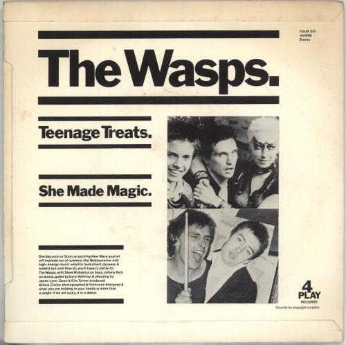 The Wasps Teenage Treats 7" vinyl single (7 inch record / 45) UK X1107TE701139