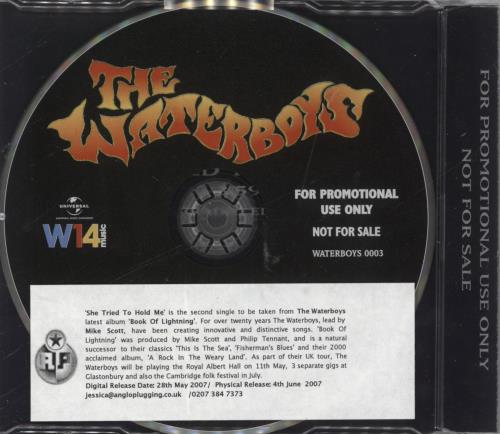 The Waterboys She Tried To Hold Me CD single (CD5 / 5") UK WATC5SH415001