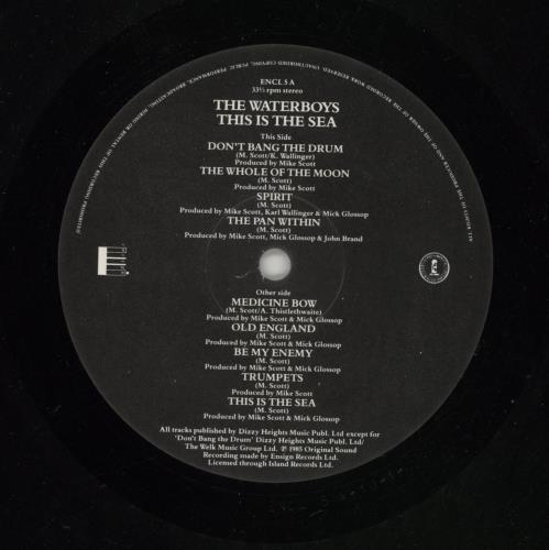 The Waterboys This Is The Sea - 1st - VG vinyl LP album (LP record) UK WATLPTH870314