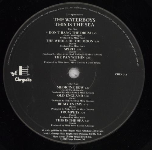 The Waterboys This Is The Sea vinyl LP album (LP record) UK WATLPTH837062