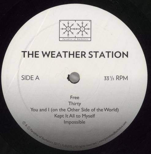 The Weather Station The Weather Station vinyl LP album (LP record) US 802LPTH858701
