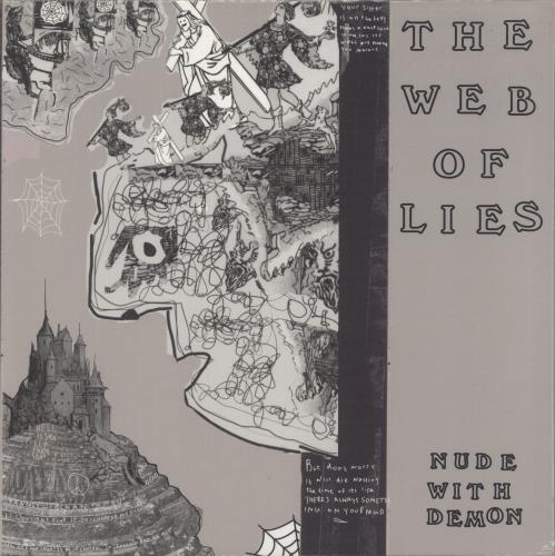 The Web Of Lies Nude With Demon vinyl LP album (LP record) UK 88MLPNU872286