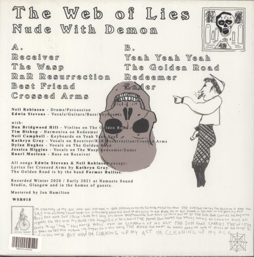 The Web Of Lies Nude With Demon vinyl LP album (LP record) UK 88MLPNU872286