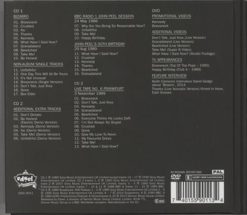 The Wedding Present Bizarro 4-CD album set UK TWP4CBI851337