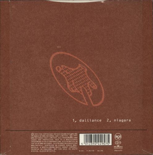 The Wedding Present Dalliance 7" vinyl single (7 inch record / 45) UK TWP07DA193481