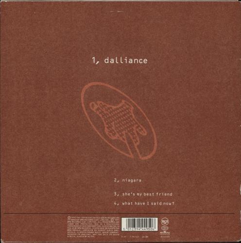 The Wedding Present Dalliance 10" vinyl single (10 inch record) UK TWP10DA02541
