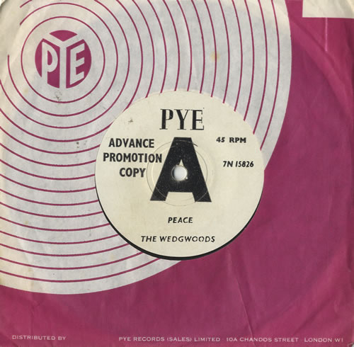 The Wedgwoods Peace 7" vinyl single (7 inch record / 45) UK WEJ07PE483756