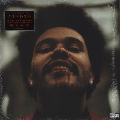 The Weeknd After Hours [Remixes] - RSD 2020 - Red With Black Splatter Vinyl 2-LP vinyl record set (Double LP Album) UK YRS2LAF870178