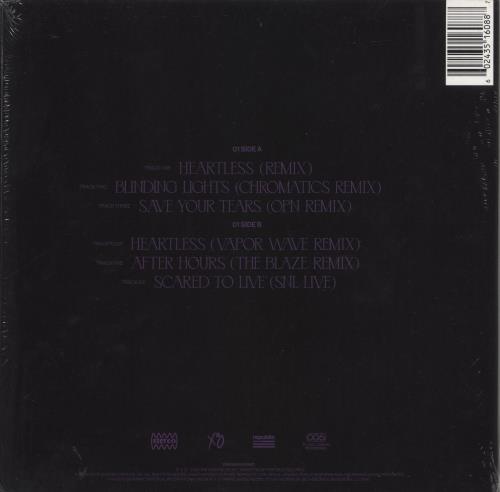 The Weeknd After Hours [Remixes] - RSD 2020 12" vinyl single (12 inch record / Maxi-single) UK YRS12AF870175