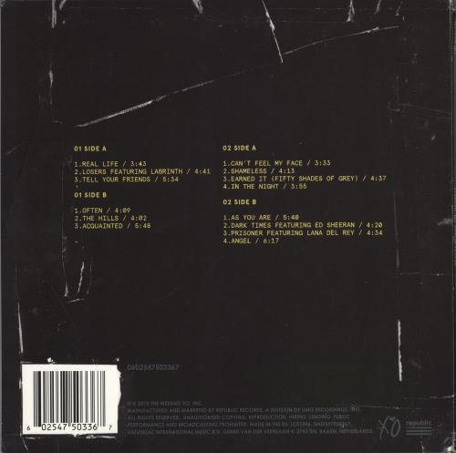 The Weeknd Beauty Behind The Madness 2-LP vinyl record set (Double LP Album) UK YRS2LBE782674