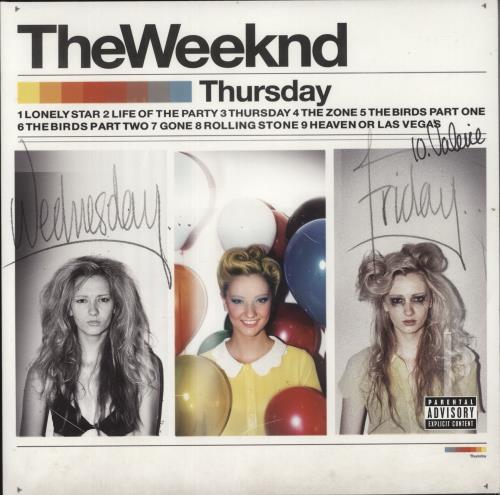 The Weeknd Thursday 2-LP vinyl record set (Double LP Album) UK YRS2LTH871240