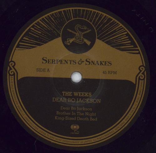 The Weeks Dear Bo Jackson 2-LP vinyl record set (Double LP Album) UK 6JW2LDE827206