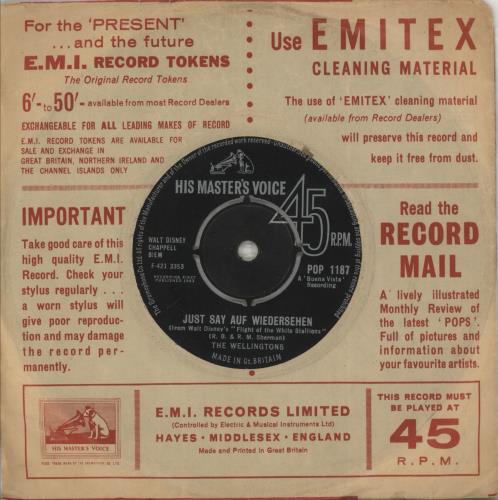 The Wellingtons Savage Sam And Me 7" vinyl single (7 inch record / 45) UK WE207SA878702