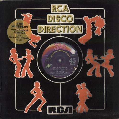 The Whispers And The Beat Goes On 12" vinyl single (12 inch record / Maxi-single) UK WHS12AN880961
