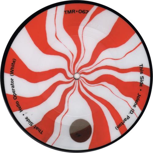 The White Stripes Hello Operator 7" vinyl picture disc (7 inch picture disc single) US WST7PHE661105