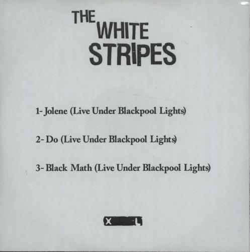 The White Stripes Jolene - Live Under Blackpool Lights CD-R acetate UK WSTCRJO308439