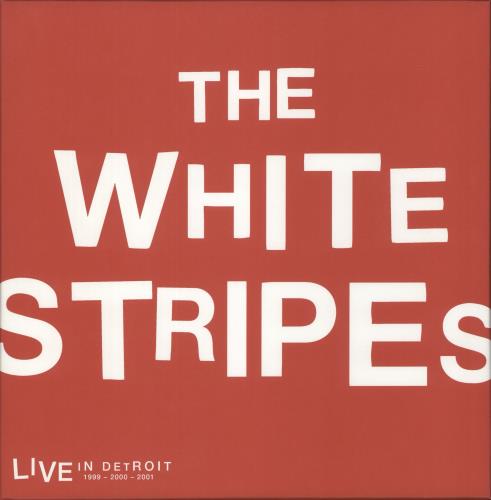 The White Stripes Live In Detroit - EX Vinyl Box Set US WSTVXLI883122
