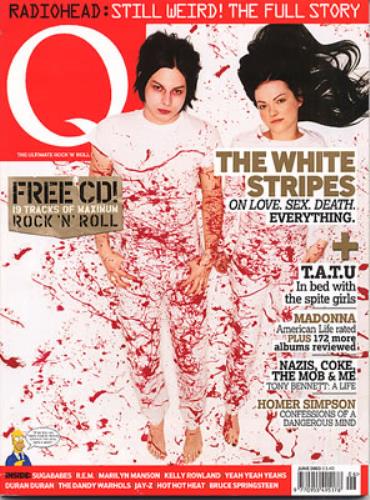 The White Stripes Q - June 2003 magazine UK WSTMAQJ340960