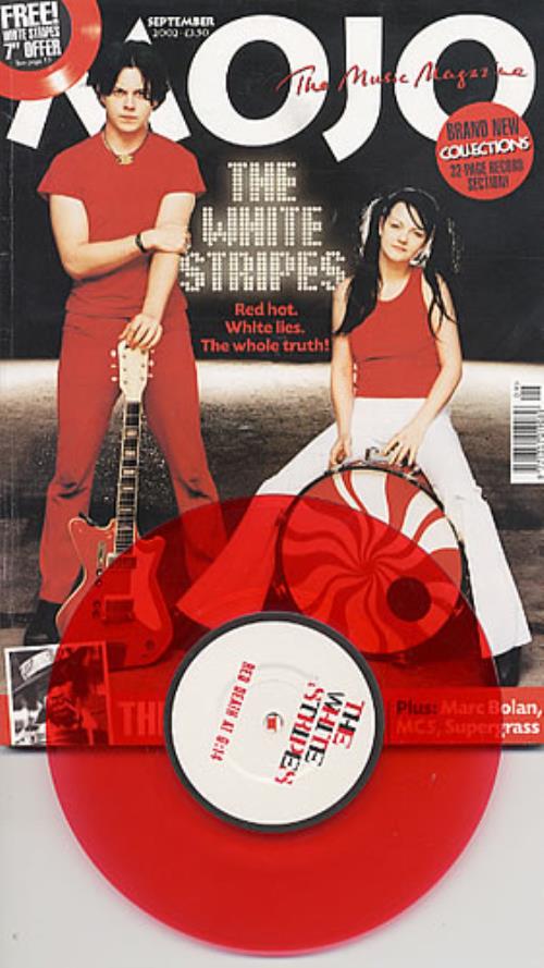 The White Stripes Red Death At 6:14 + mag 7" vinyl single (7 inch record / 45) UK WST07RE251700